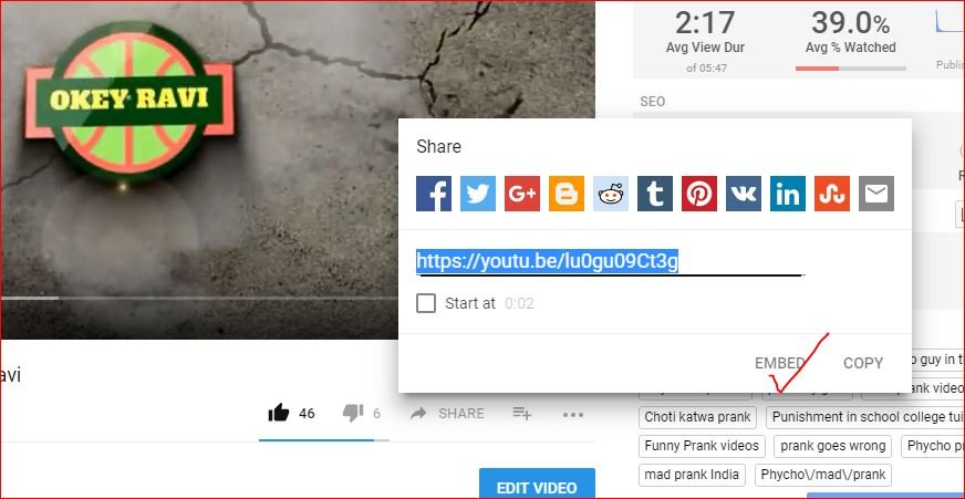 How to Center Align Embedded YouTube Video