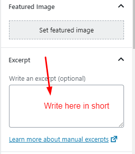Excerpts in Gutenberg Editor okey ravi