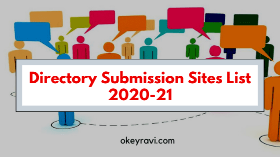 Directory Submission Sites List 2020-2021