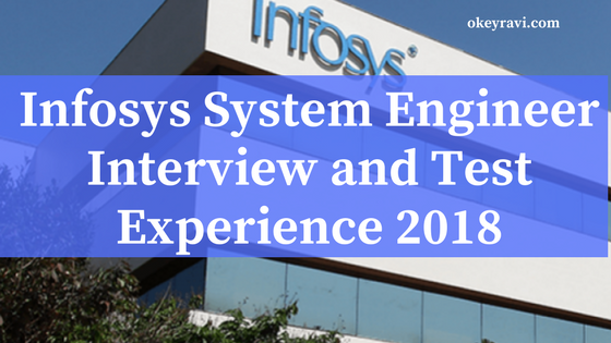 Infosys System Engineer Interview Experience