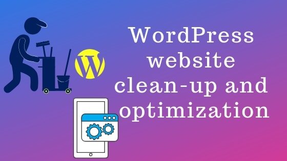 Optimize and Clean-up a WordPress website