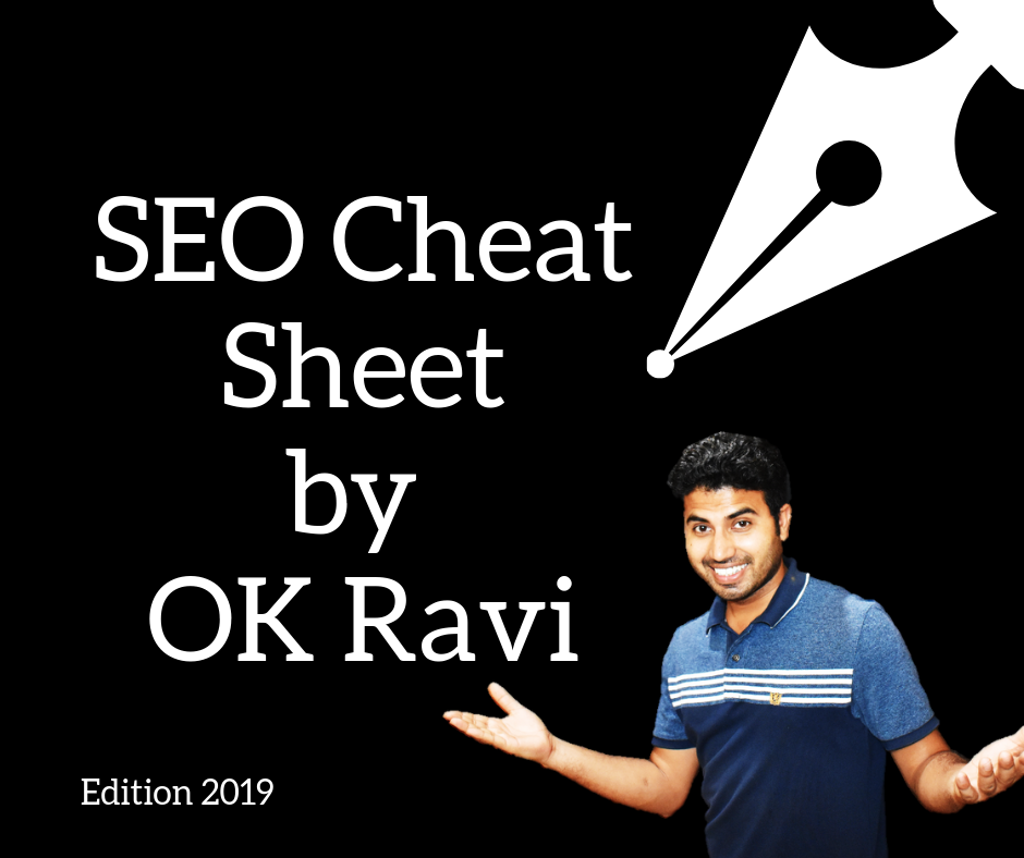 SEO Cheat Sheet By Okey Ravi Free Download