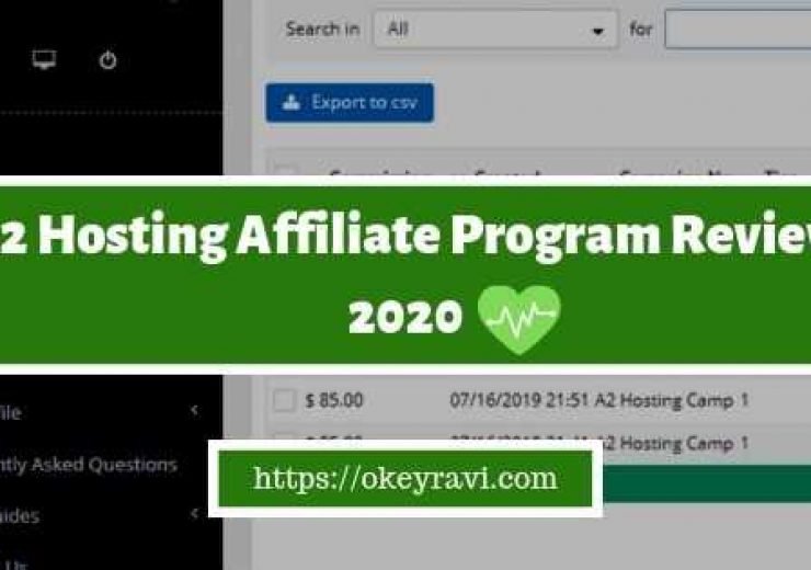 A2 Hosting Affiliate Review With 1000 Payment Proof Ok Ravi Images, Photos, Reviews